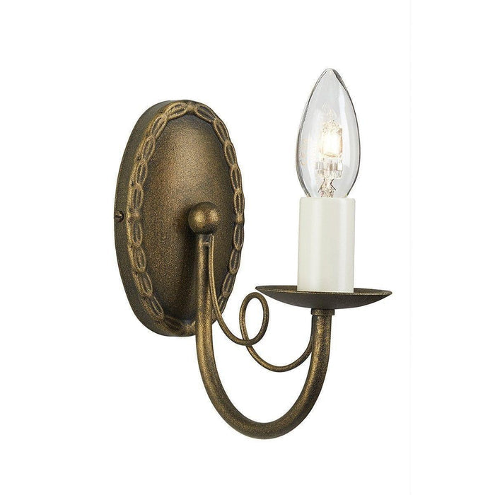 Traditional Wall Lights - Elstead Minister Black 1lt Wall Light MN1 BLACK