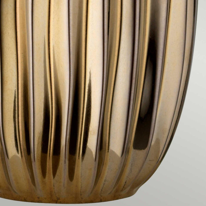 Elstead Newham 1 Light Large Bronze Ceramic Table Lamp 4