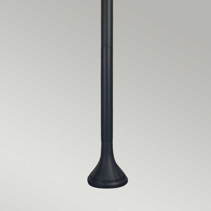 elstead norfolk black finish outdoor pillar lantern Living Room Close Up