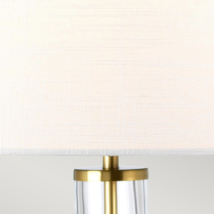 Elstead Orb 1 Brass Table Lamp With White Shade-Elstead Lighting-Living-Room-Tiffany Lighting Direct-[image-position]