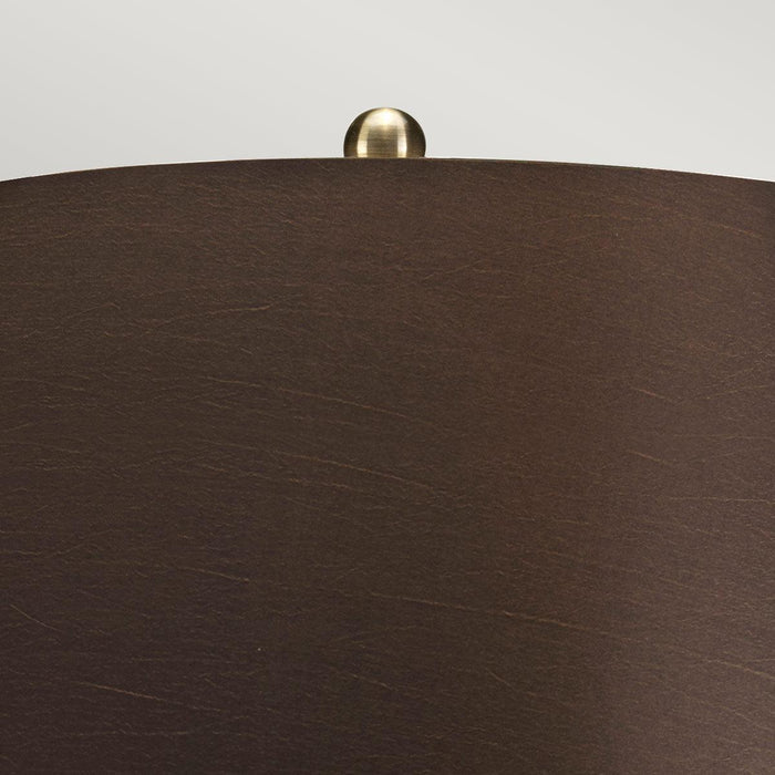 Elstead Ottoman 1 Light Bronze Table Lamp Elstead Lighting — lifestyle setting