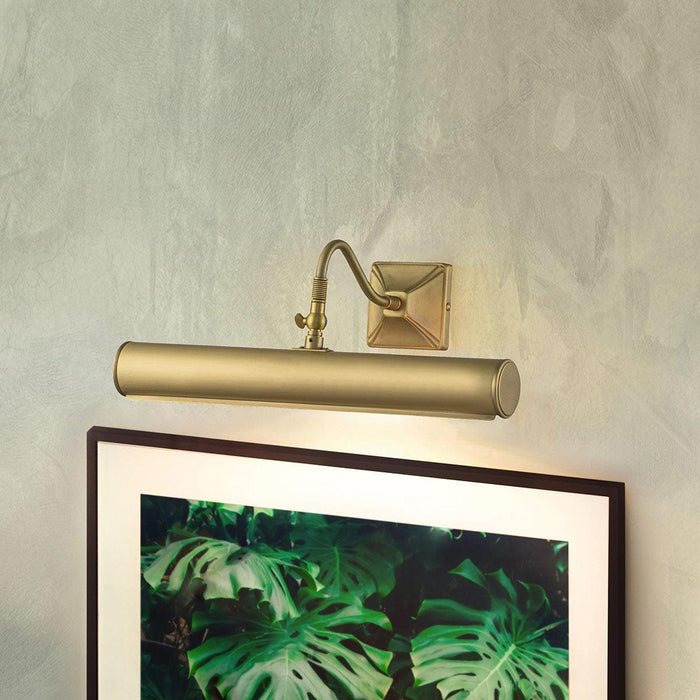 Elstead Picture Light 2 Light Large - Brushed Brass by Elstead Lighting — suits living rooms & bedrooms