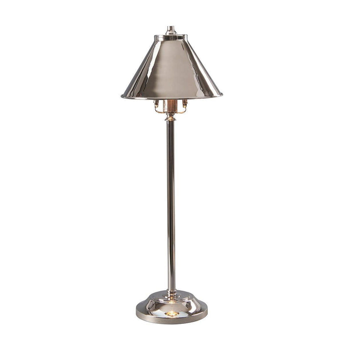 Elstead Provence 1 Light Polished Nickel Stick Lamp 1