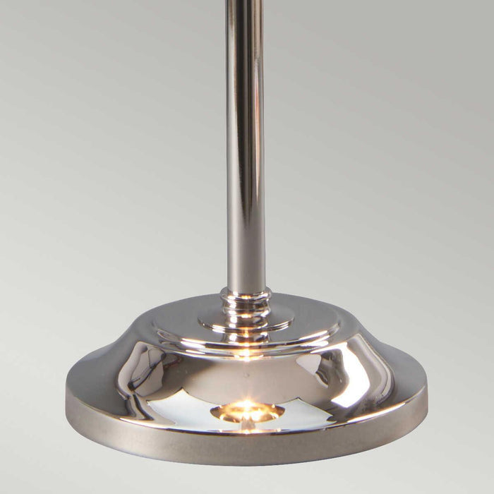 Elstead Provence 1 Light Polished Nickel Stick Lamp 2