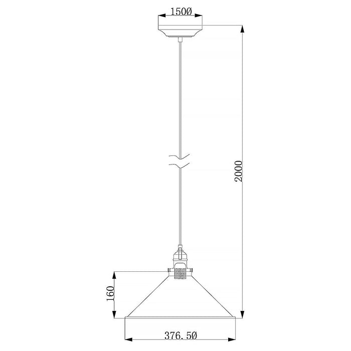 Elstead Provence Aged Brass Pendant Ceiling Light — close-up detail