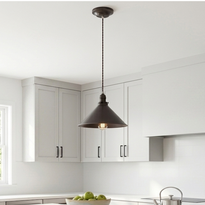 Elstead Provence Old Bronze Pendant Ceiling Light — alternate view