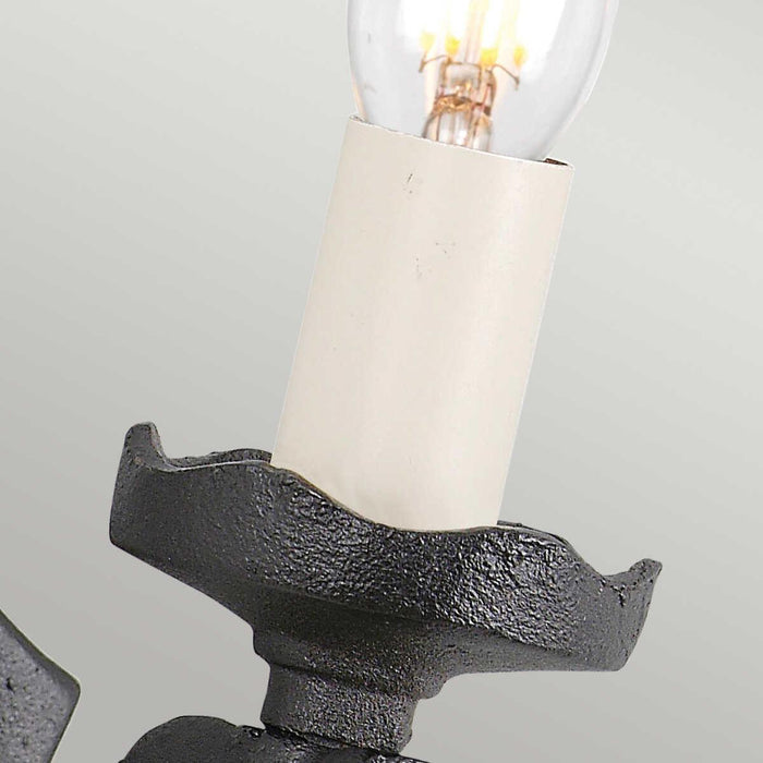 elstead rectory 1it wall light ry1b black Close Up LED Bulb