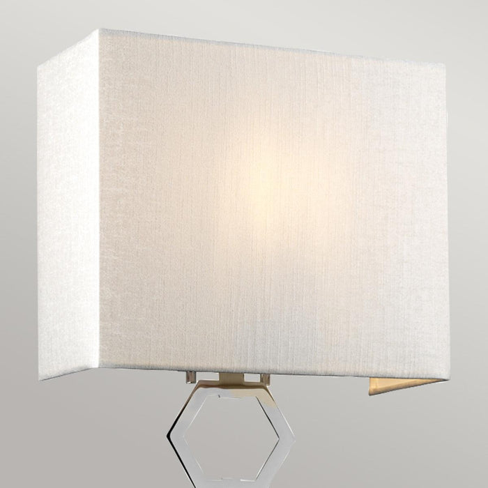 Elstead Ria Medium 1 Light Polished Chrome Wall Light — additional angle