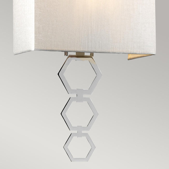 Elstead Ria Medium 1 Light Polished Chrome Wall Light — lifestyle setting
