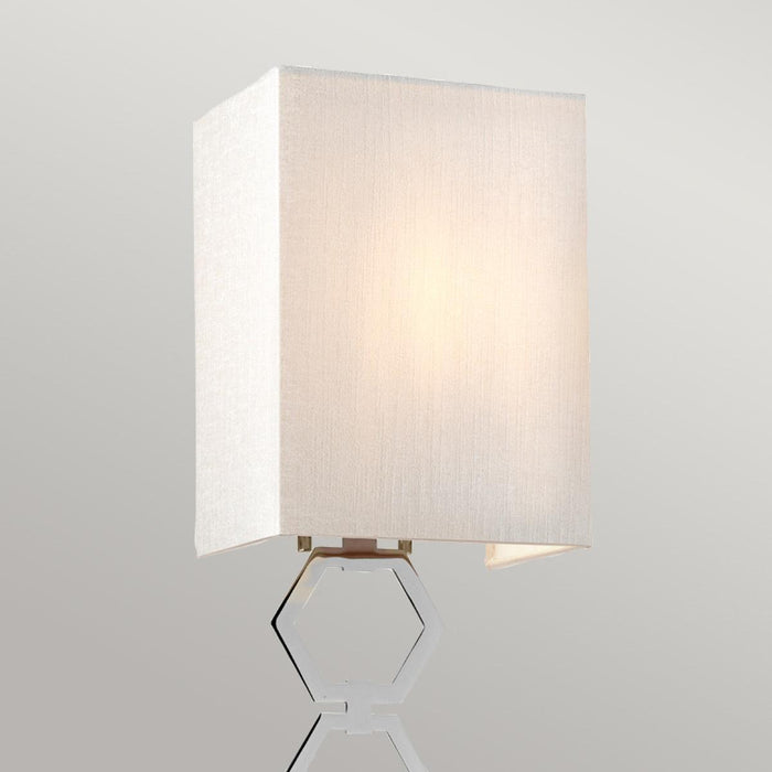 Elstead Ria Small 1 Light Polished Chrome Wall Light — lifestyle setting