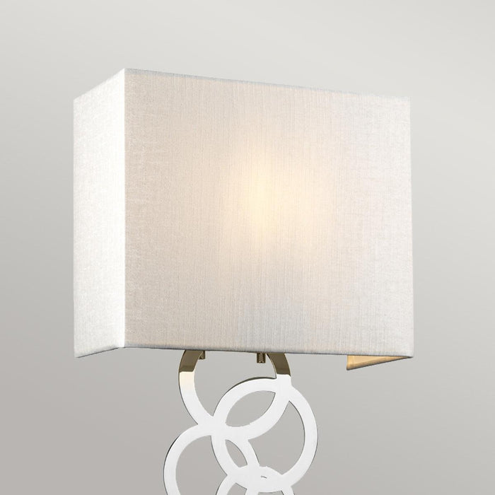 Elstead Rosa Medium 1 Light Polished Chrome Wall Light — additional angle