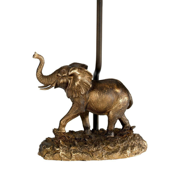 Elstead Sabi 1 Light Ceramic Bronze Table Lamp (Base Only) 1