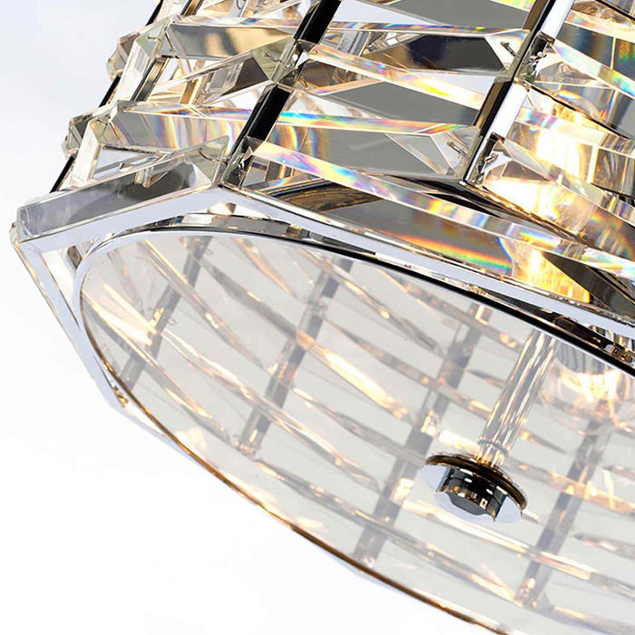 Elstead Shoal 4 Light Polished Nickel Ceiling Pendant — lifestyle setting