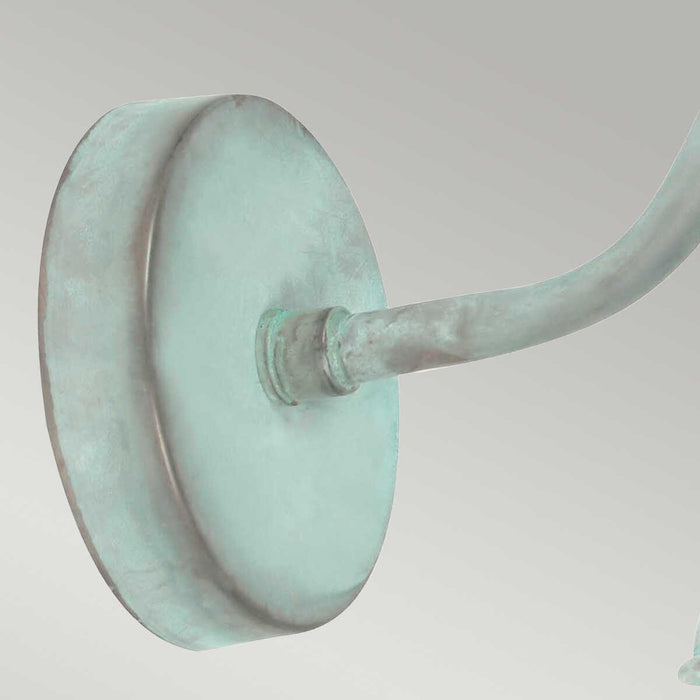 Elstead Somerton Verdigris Finish Outdoor Wall Lantern 3