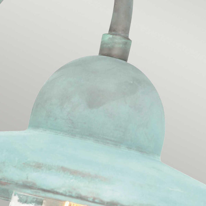 Elstead Somerton Verdigris Finish Outdoor Wall Lantern 4