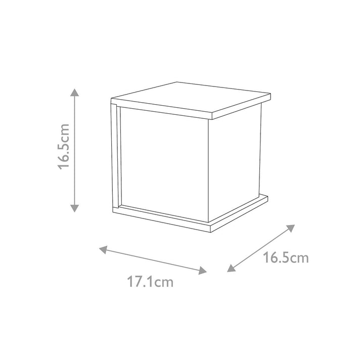 Elstead Torsten Square Graphite Outdoor Wall Light — close-up detail