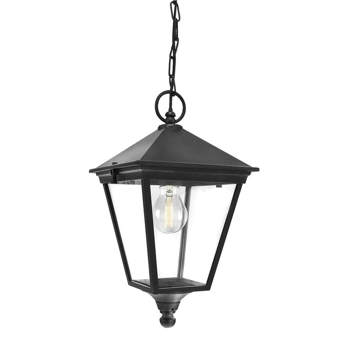Elstead Turin Black Outdoor Pendant Light