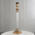 Endon Avebury 1 Light Antique Brass Table Lamp (Base Only) by Endon Lighting — suits living rooms, bedrooms & offices