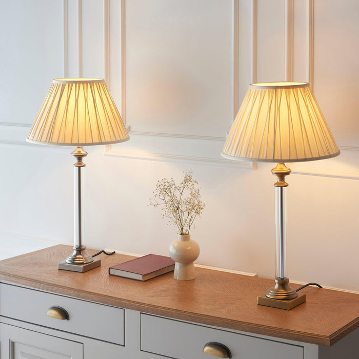 Endon Avebury 1 Light Antique Brass Table Lamp (Base Only) — product detail