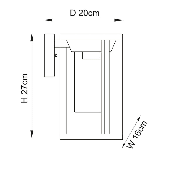 braden outdoor wall light 96917 by Endon Lighting Kitchen Lights CLose Up