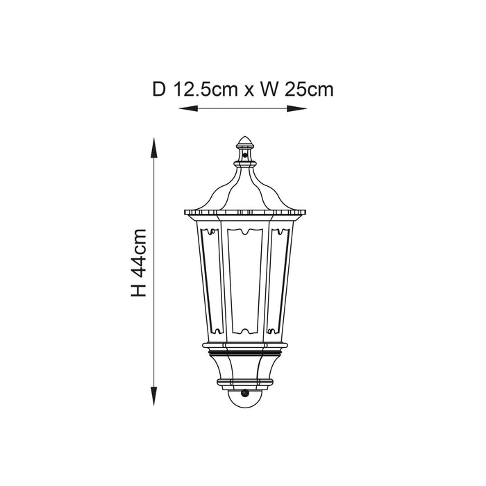 burford outdoor wall light 76547 by Endon Lighting Hallway lights Close Up