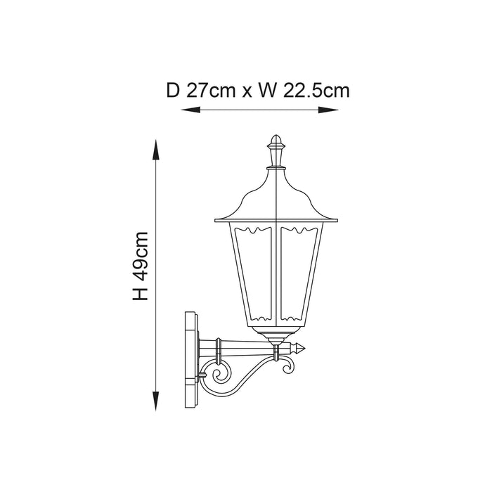 burford outdoor wall light 76546 by Endon Lighting Hallway lights Close Up