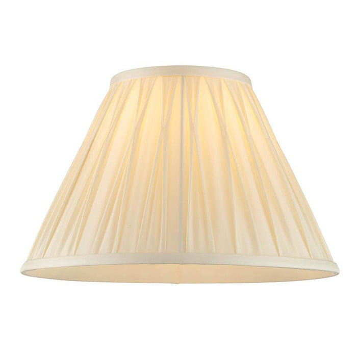chatsworth 1 ivory lamp shade by Endon Lighting Living Room Close Up 160