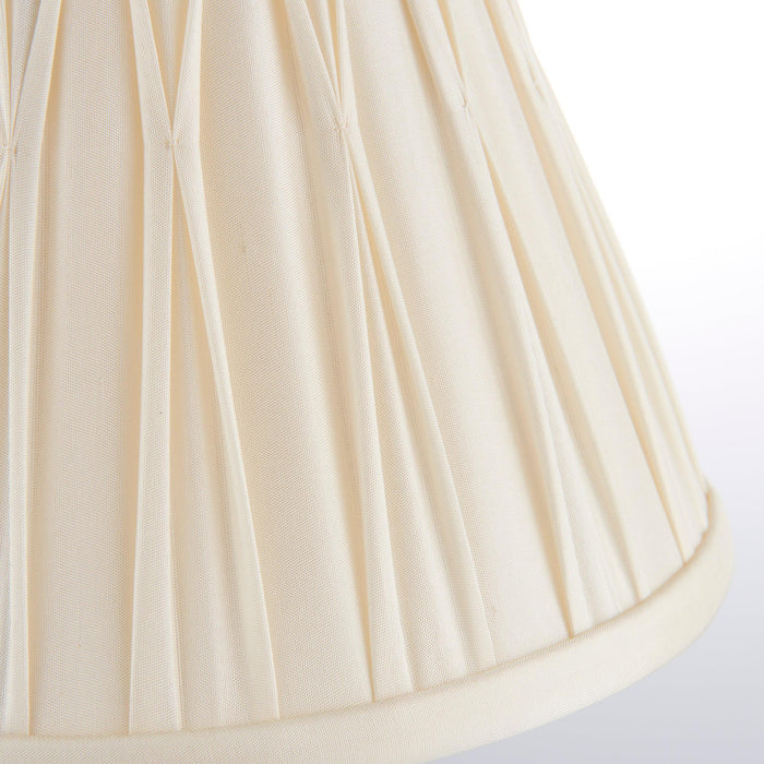 chatsworth 8 ivory 1lt shade by Endon Lighting Living Room Close Up 164
