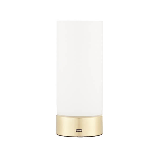 Endon Dara 1 Light Brass Table Lamp — additional angle