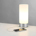 Endon Dara 1 Light Nickel Table Lamp by Endon Lighting — suits living rooms, bedrooms & offices