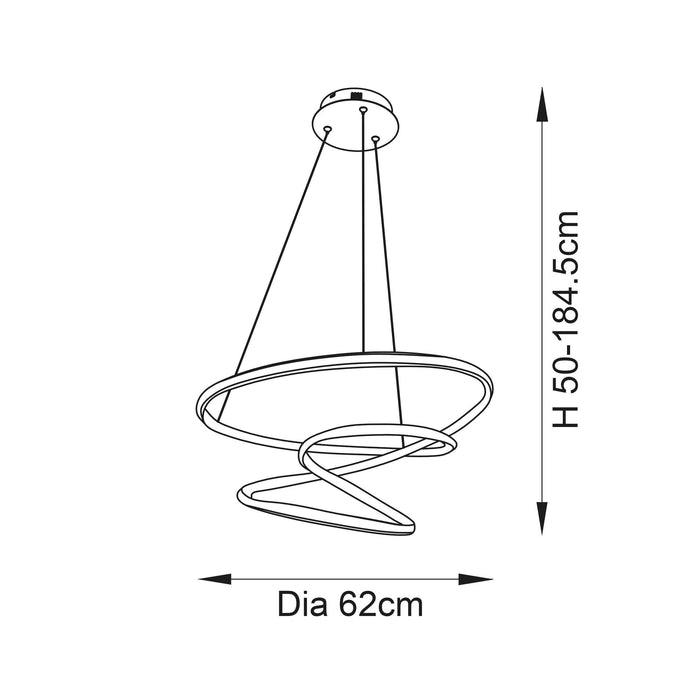 Endon Dune 1 Light Black Pendant Ceiling-Ceiling Pendant Lights-Endon Lighting  Bedrooom Lighting close up Tiffany Lighting Direct