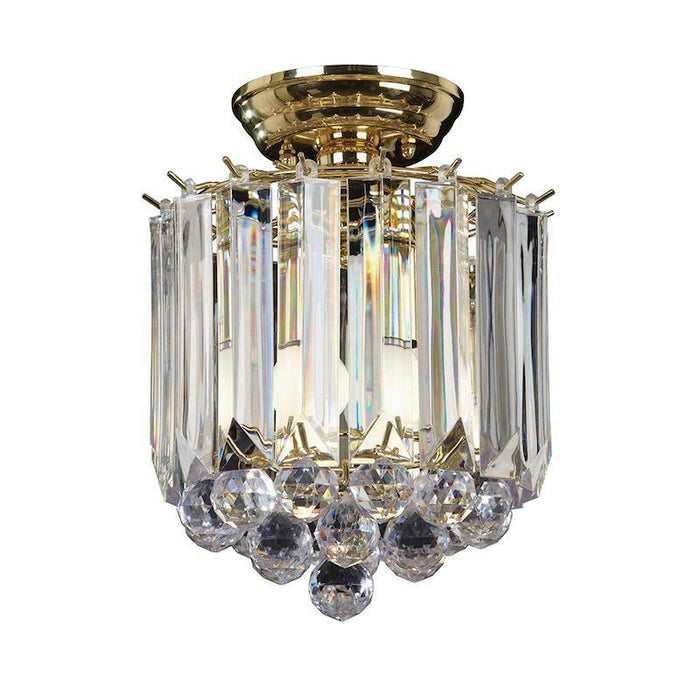 Fargo 2lt Flush Ceiling Light by Endon Lighting Living Room Image 2