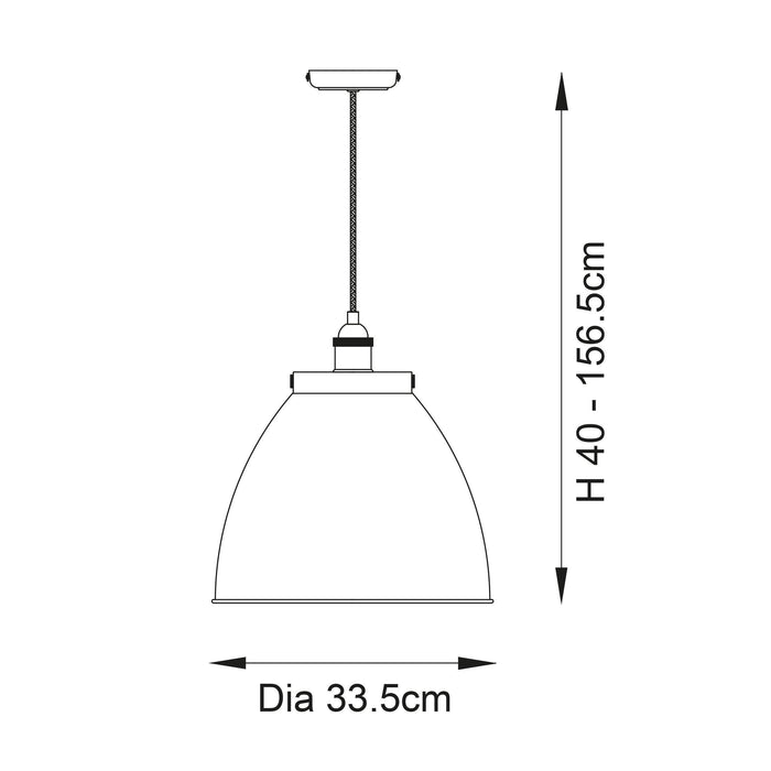 Endon Franklin 1 Light Antique Brass Large Ceiling Pendant-Ceiling Pendant Lights-Endon Lighting living room close. up unlit Tiffany Lighting Direct