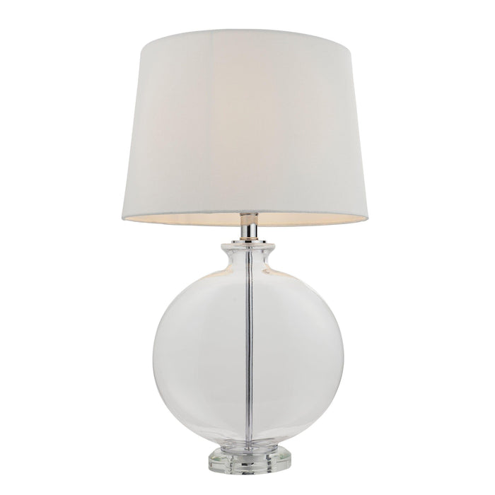 Endon Gideon 1 Light Polished Nickel Table Lamp 1