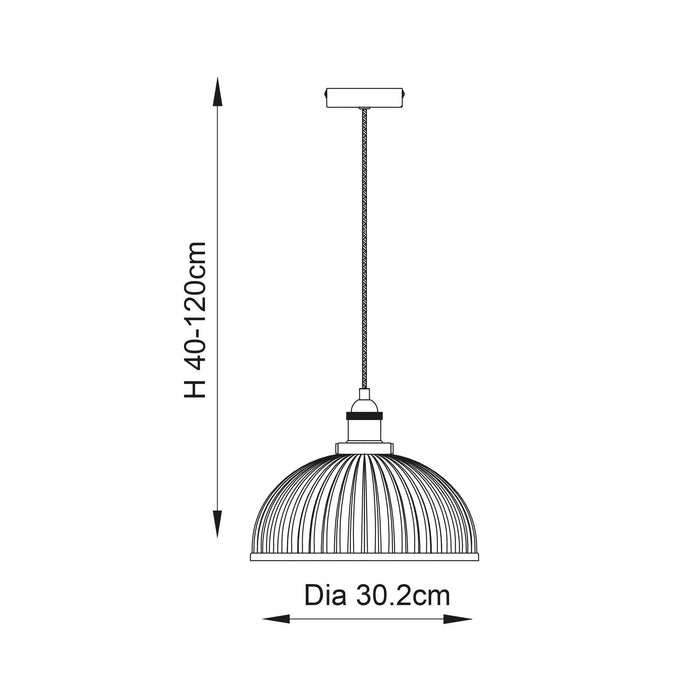 Endon Hansen 1 Light Nickel Ceiling Pendant Light-Ceiling Pendant Lights-Endon Lighting  Bedrooom Lighting Wide ImageTiffany Lighting Direct