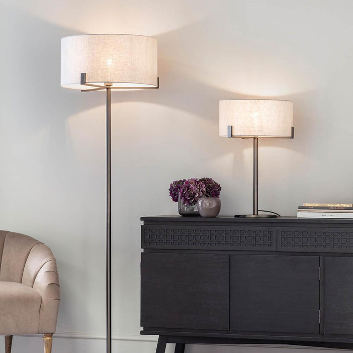 Endon Hayfield 1 Light Bronze Finish Table Lamp 4