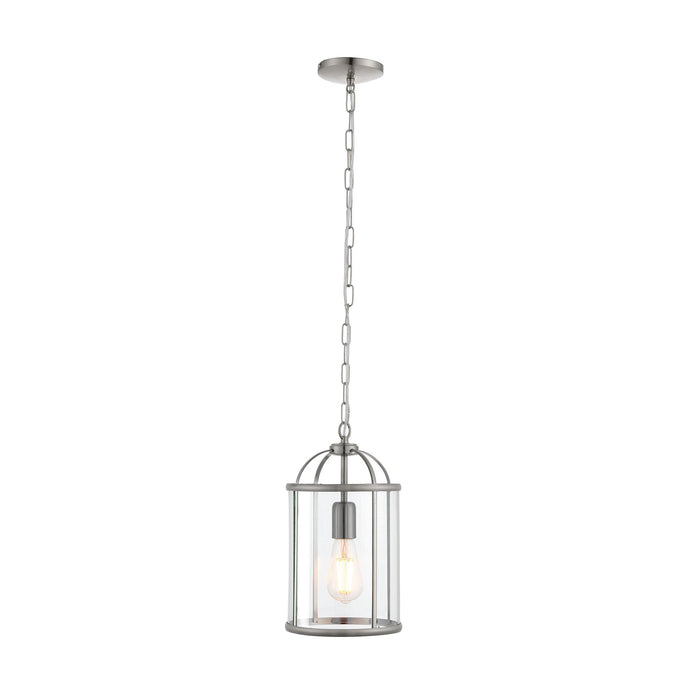Endon Lambeth chrome Ceiling Lantern 1 Light 70323