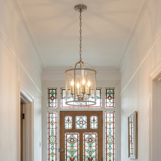 Endon Lambeth chrome Ceiling Lantern 4 Light by Endon Lighting — suits living rooms, dining rooms & hallways