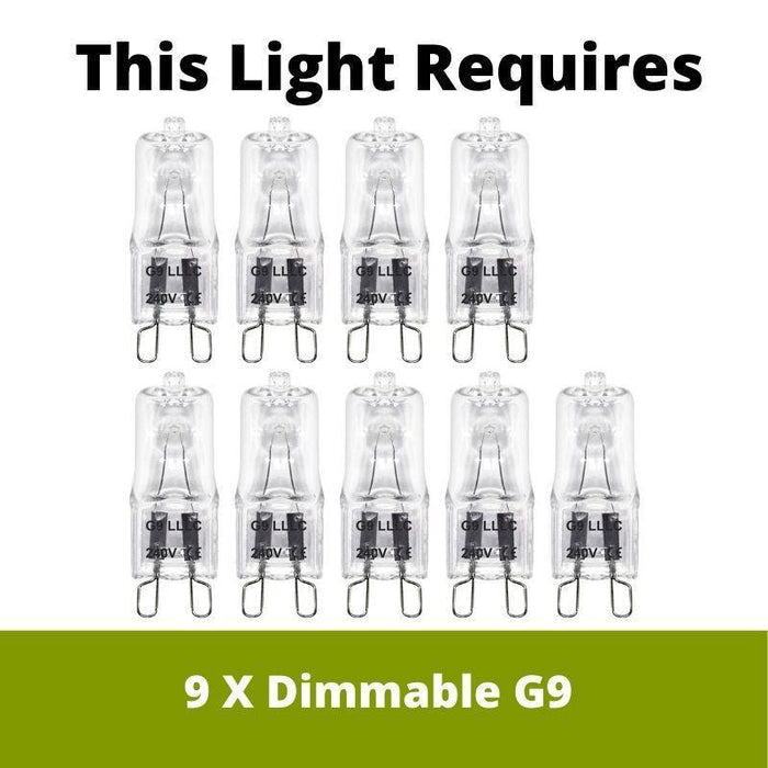 lena 9lt ceiling pendant light by Endon Lighting LED Lamp Bulb Guide