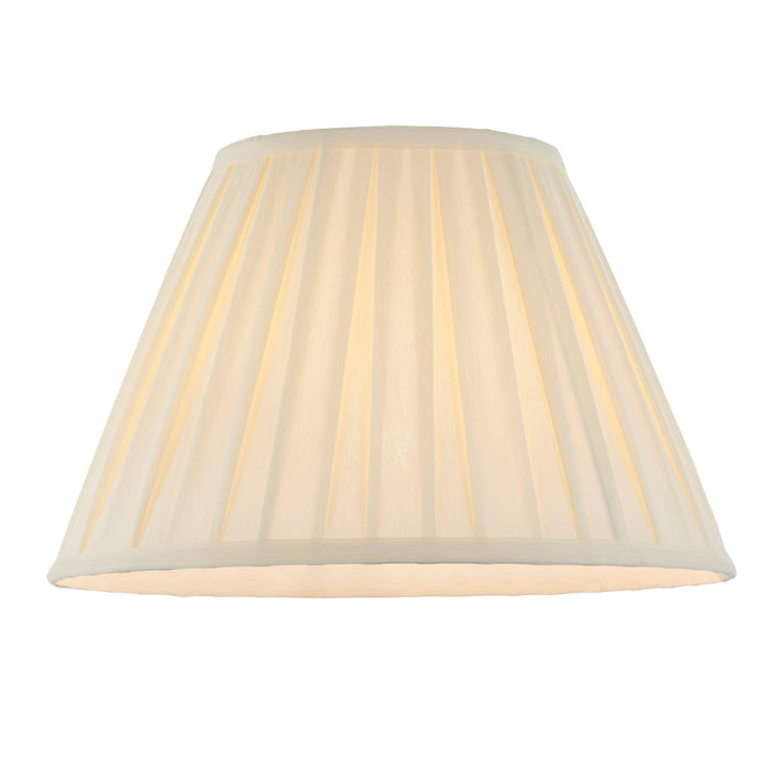 carla cream 14 inch 1lt shade by Endon Lighting Living room close up image