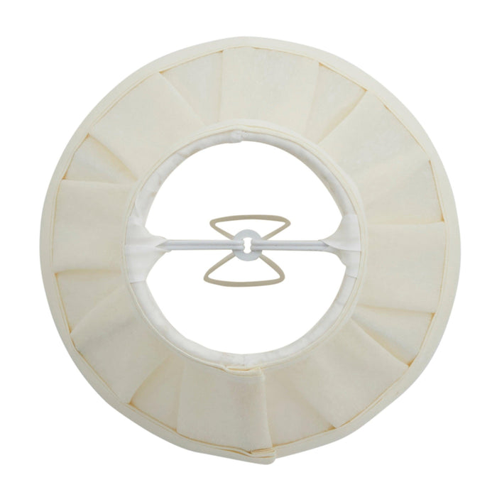 carla cream 6 inch 1lt shade by Endon Lighting Living room close up image