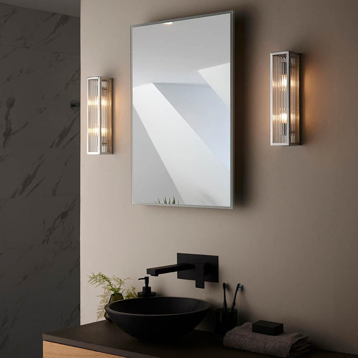 newham chrome finish bathroom wall light by Endon Lighting Living Room  Unlit Shot