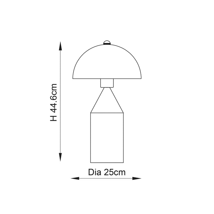 Endon Nova 1 Light Antique Brass Finish Table Lamp-Endon Lighting-Living-Room-Tiffany Lighting Direct-[image-position]