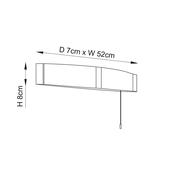 onan 2lt wall light by Endon Lighting Living Room Close Up 181