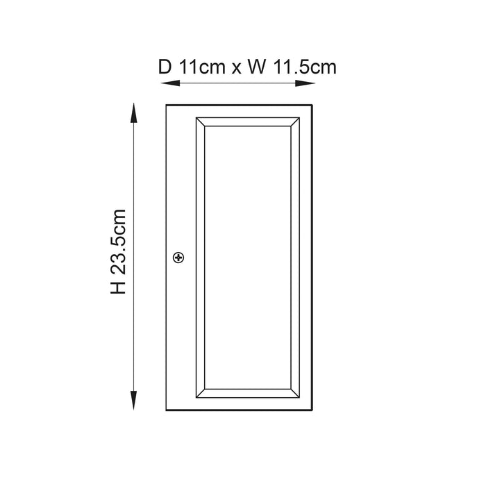 oxford outdoor wall light 53803 by Endon Lighting Kitchen Lights CLose Up