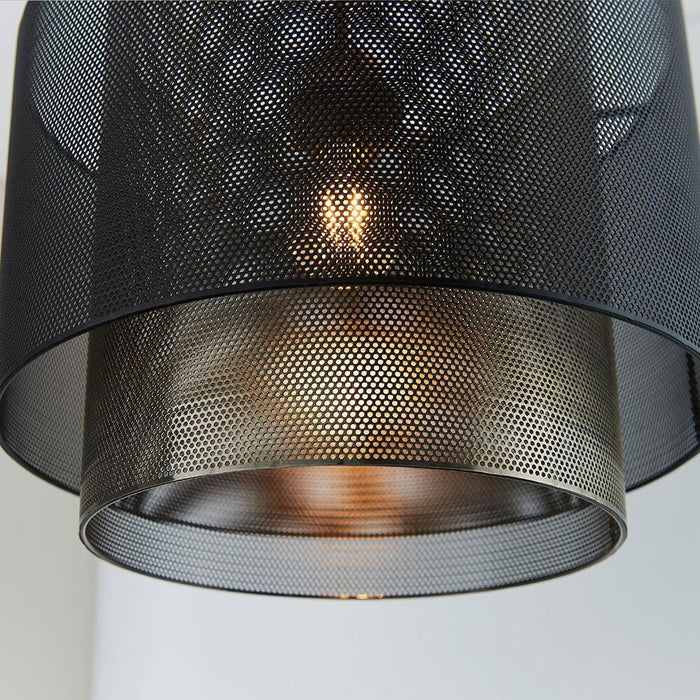 plexus 1 brass finish light pendant small by Endon Lighting Living Room  Unlit Shot