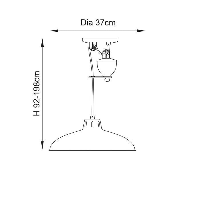 Endon Polka Rise & Fall Antique Brass 1 Light Ceiling Pendant-Ceiling Pendant Lights-Endon Lighting  Bedrooom Lighting close up Tiffany Lighting Direct