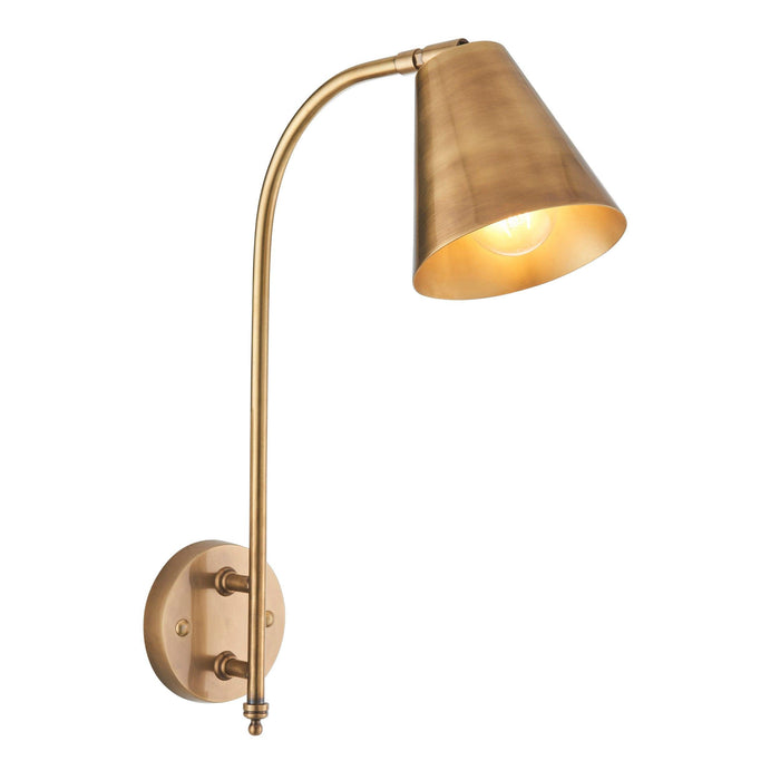 Radha Antique Brass Wall Light 93144,Endon Lighting,1