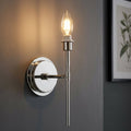 Endon Rennes Nickel Wall Light Fitting (Without Shade) by Endon Lighting — suits living rooms, bedrooms & hallways
