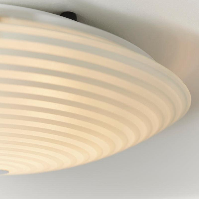 Endon Roundel 2 Light Chrome & Glass Ceiling Flush Living Room Image 5